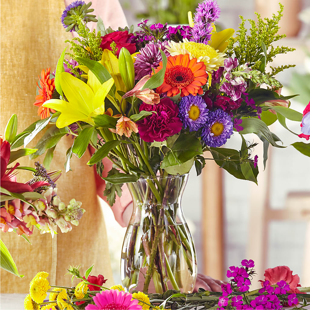 Bold & Bright – A Florist Original – GOOSEBERRIES FLOWER SHOP BY BERKOT'S, Twin Lakes WI