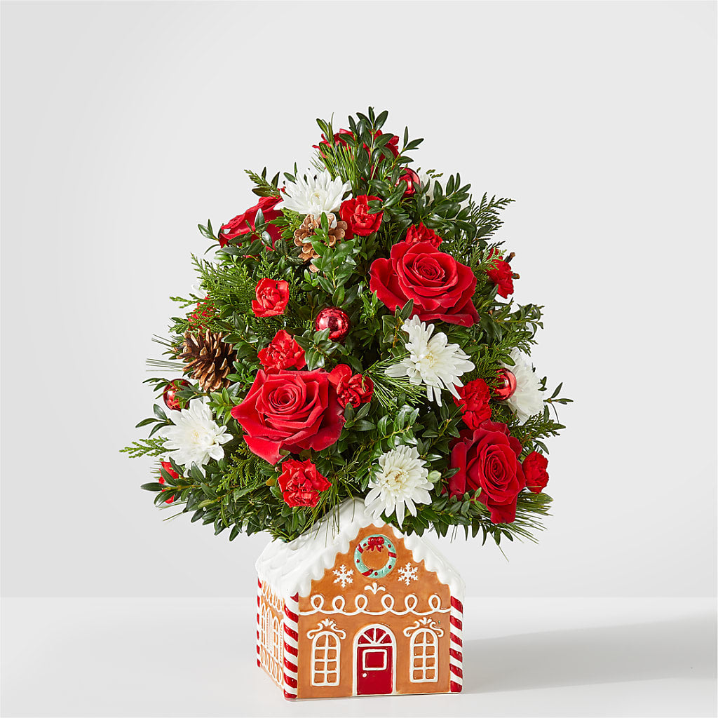 Spiced Gingerbread Tree – GOOSEBERRIES FLOWER SHOP BY BERKOT'S, Twin Lakes WI