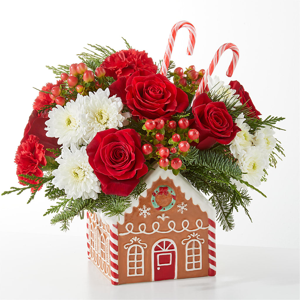 Gingerbread Bakery Bouquet – GOOSEBERRIES FLOWER SHOP BY BERKOT'S, Twin Lakes WI