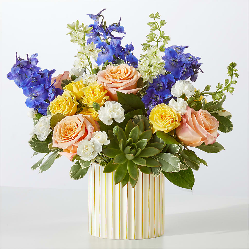 Cobalt Reverie Bouquet – GOOSEBERRIES FLOWER SHOP BY BERKOT'S, Twin Lakes WI