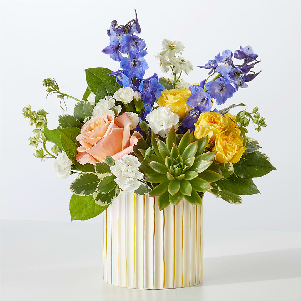 Cobalt Reverie Bouquet – GOOSEBERRIES FLOWER SHOP BY BERKOT'S, Twin Lakes WI