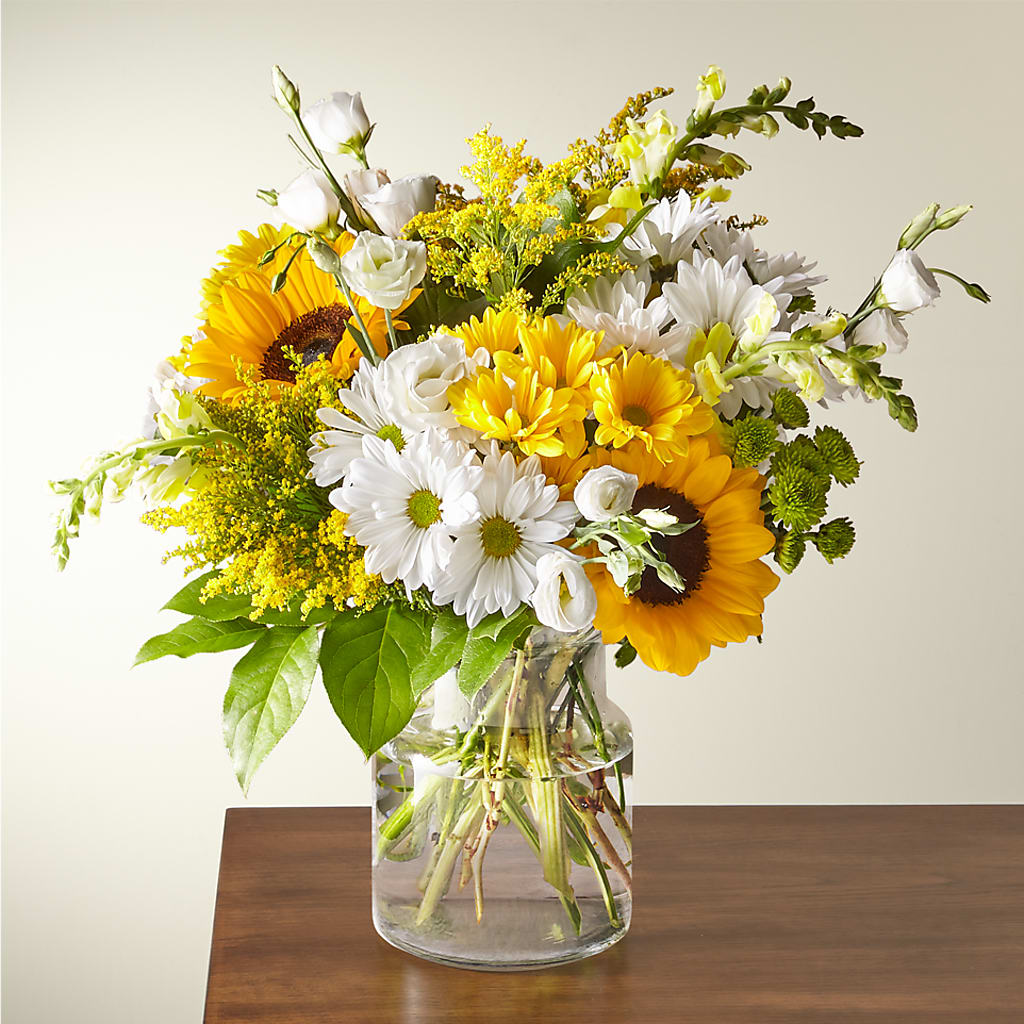 Hello Sunshine Bouquet – GOOSEBERRIES FLOWER SHOP BY BERKOT'S, Twin Lakes WI