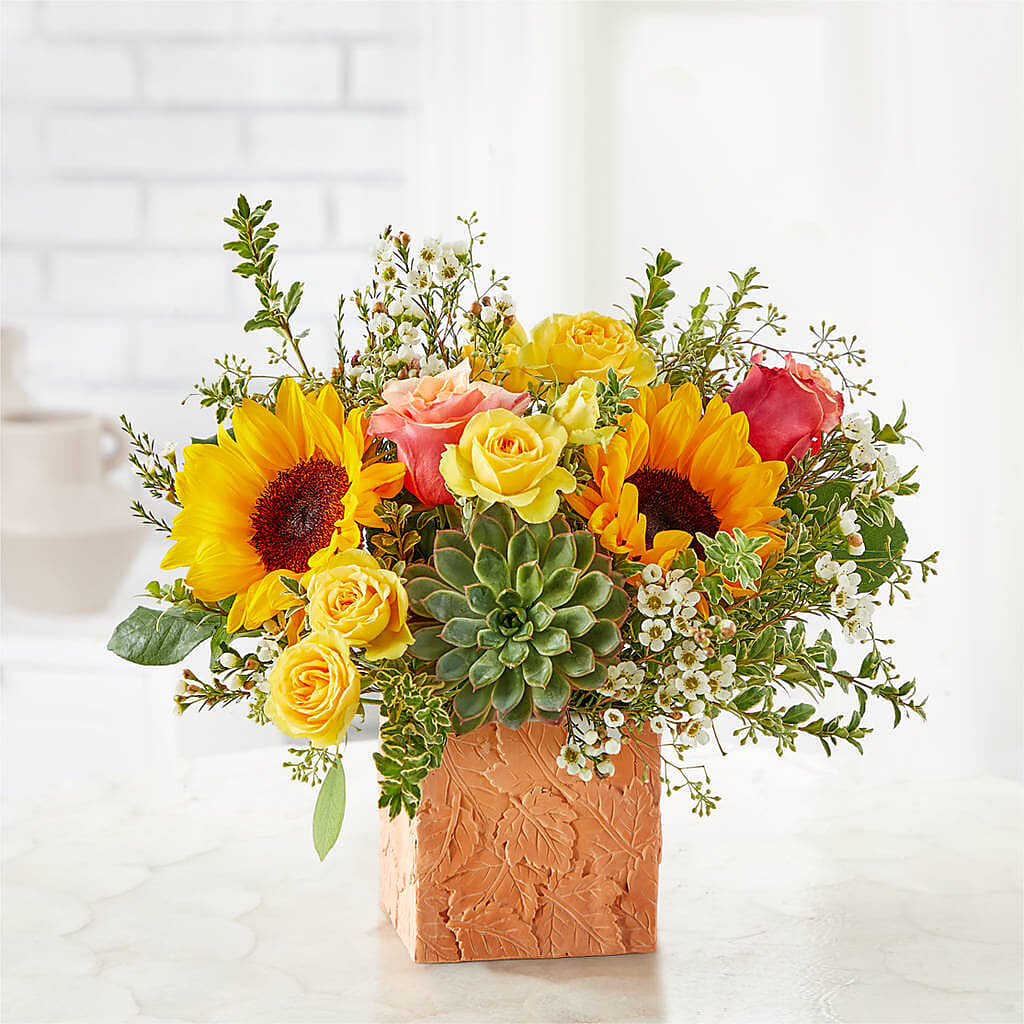 Sunflower Season Bouquet – GOOSEBERRIES FLOWER SHOP BY BERKOT'S, Twin Lakes WI