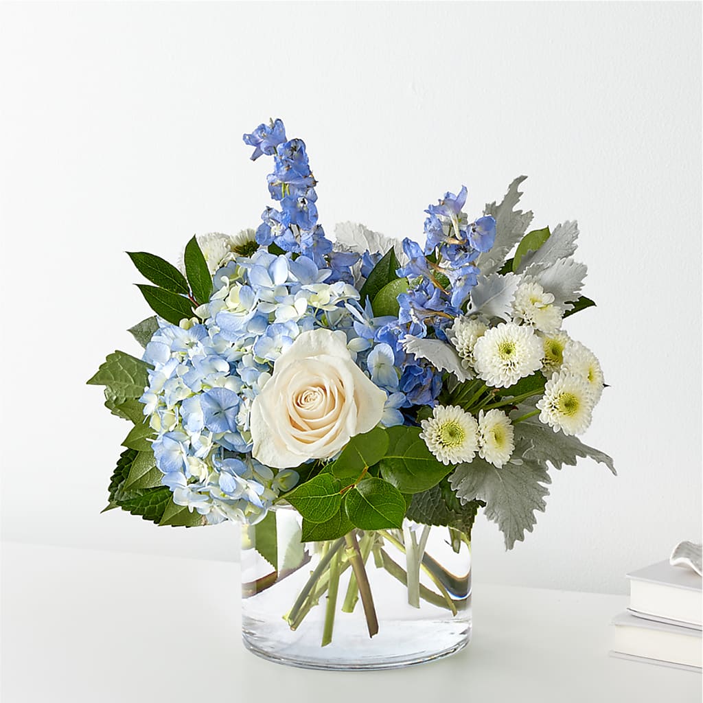 Clear Skies Bouquet – GOOSEBERRIES FLOWER SHOP BY BERKOT'S, Twin Lakes WI