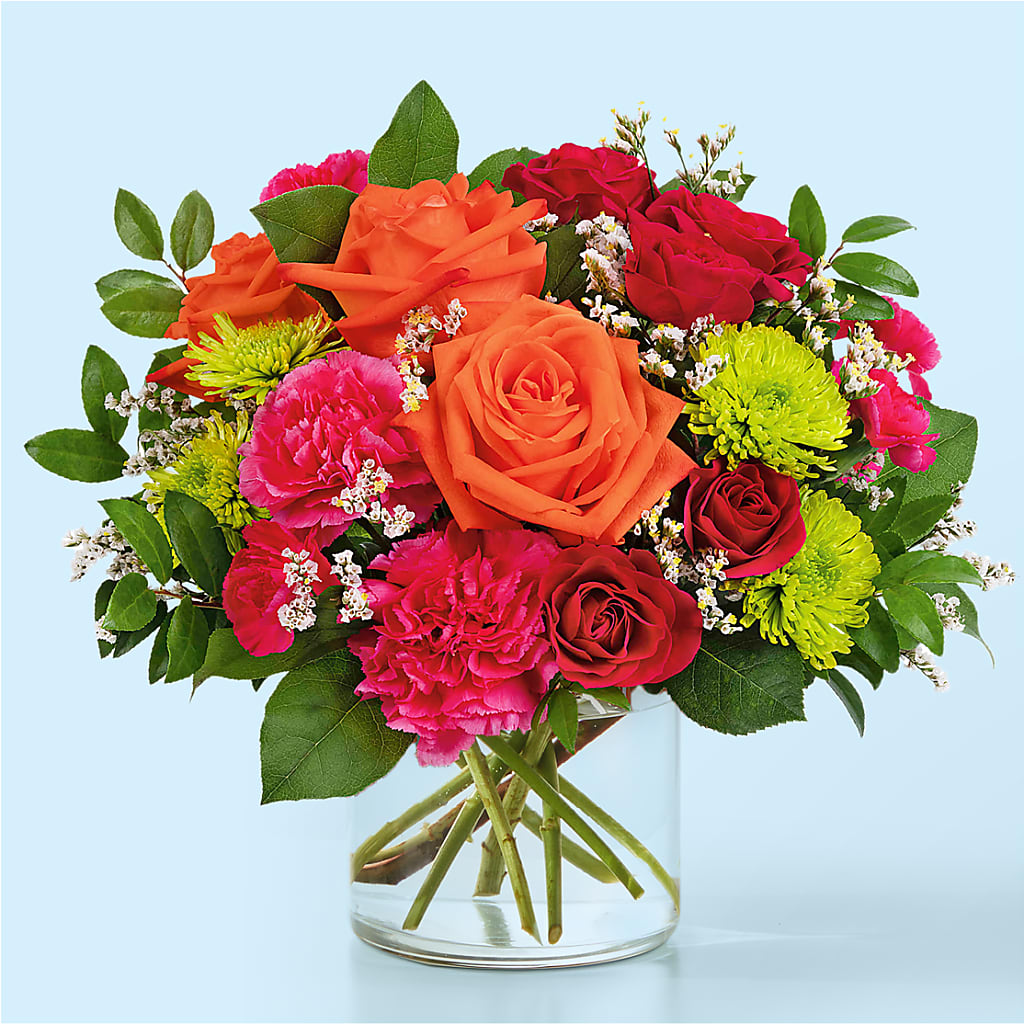 Colorful Carnival Bouquet – GOOSEBERRIES FLOWER SHOP BY BERKOT'S, Twin Lakes WI