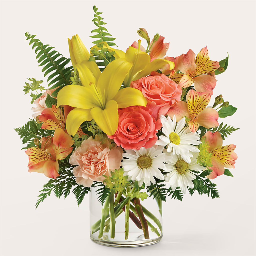 Sunset Strip Bouquet – GOOSEBERRIES FLOWER SHOP BY BERKOT'S, Twin Lakes WI