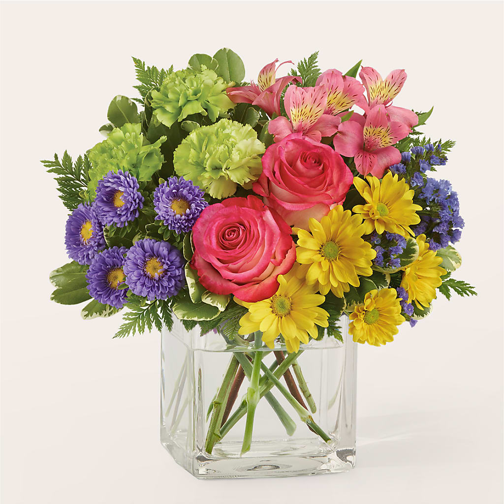 Candy Jar Bouquet – GOOSEBERRIES FLOWER SHOP BY BERKOT'S, Twin Lakes WI
