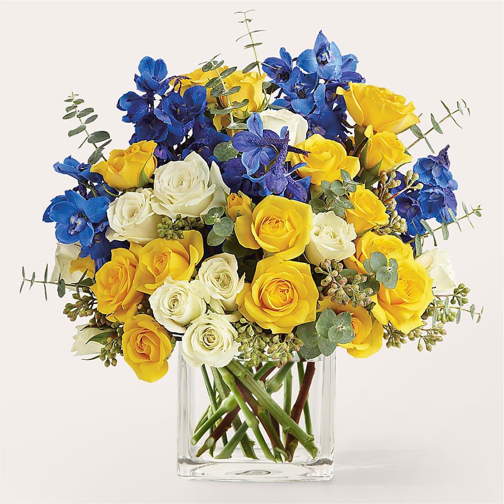 Sparkling Citrine Bouquet – GOOSEBERRIES FLOWER SHOP BY BERKOT'S, Twin Lakes WI