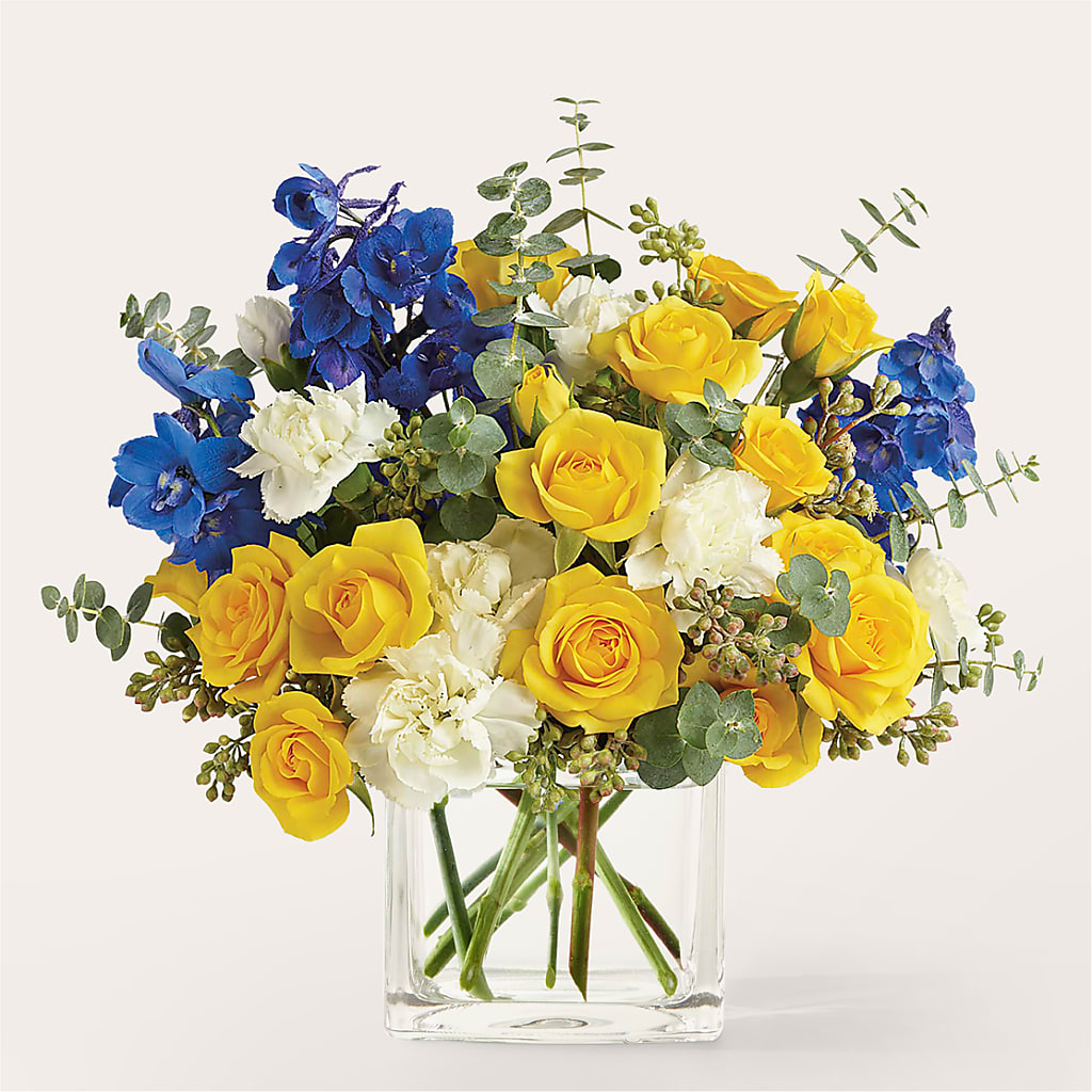Sparkling Citrine Bouquet – GOOSEBERRIES FLOWER SHOP BY BERKOT'S, Twin Lakes WI