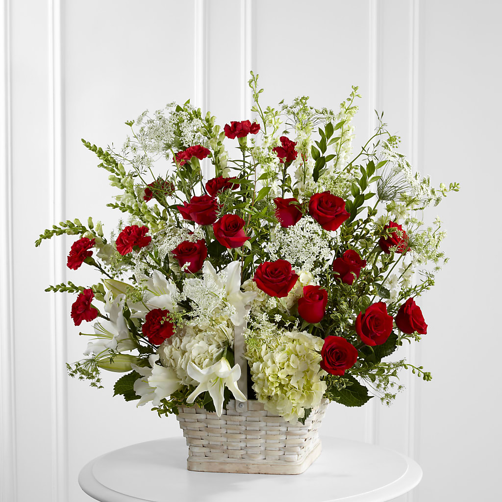 In Loving Memory Arrangement – GOOSEBERRIES FLOWER SHOP BY BERKOT'S, Twin Lakes WI