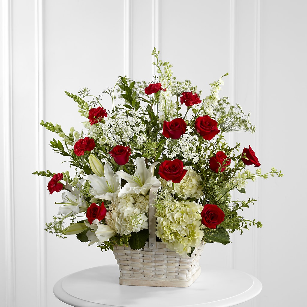 In Loving Memory Arrangement – GOOSEBERRIES FLOWER SHOP BY BERKOT'S, Twin Lakes WI