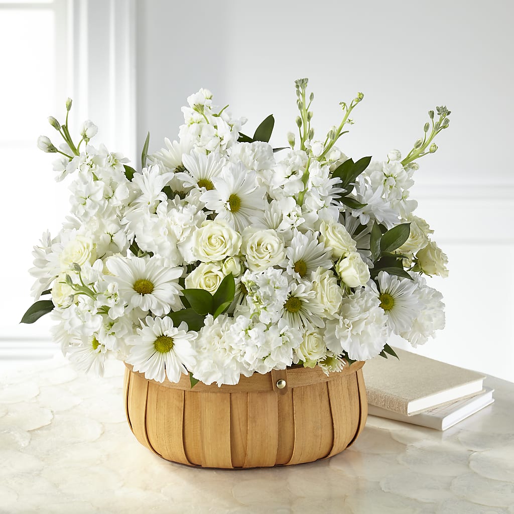 Graceful Garden Basket – GOOSEBERRIES FLOWER SHOP BY BERKOT'S, Twin Lakes WI