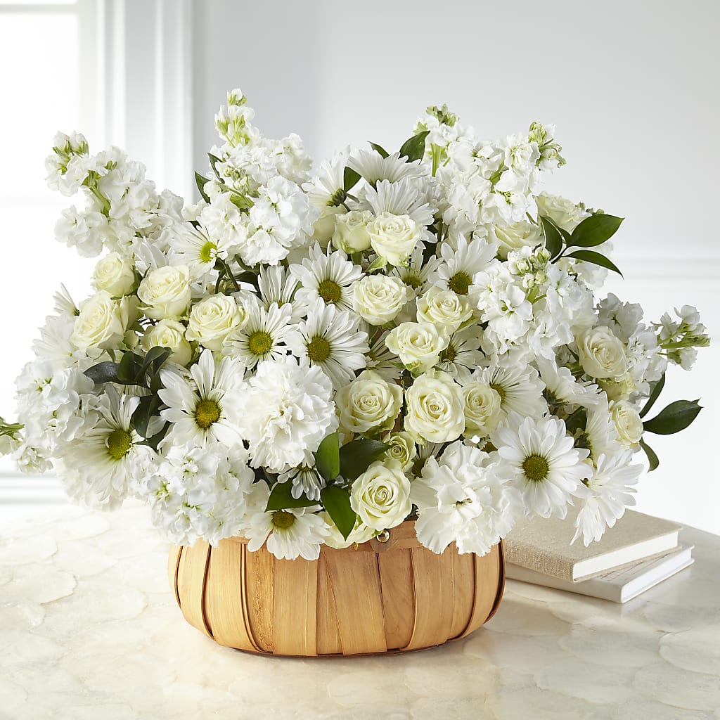 Graceful Garden Basket – GOOSEBERRIES FLOWER SHOP BY BERKOT'S, Twin Lakes WI