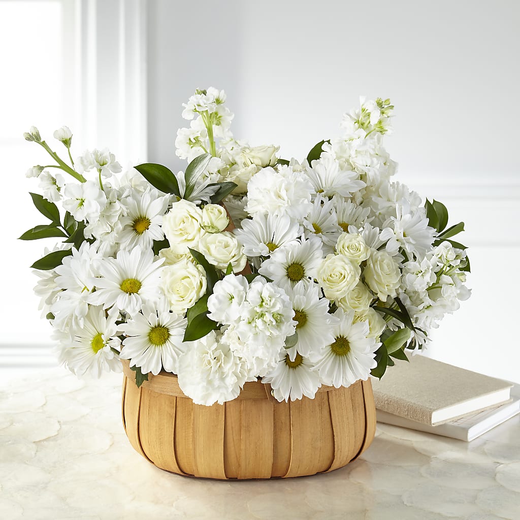 Graceful Garden Basket – GOOSEBERRIES FLOWER SHOP BY BERKOT'S, Twin Lakes WI