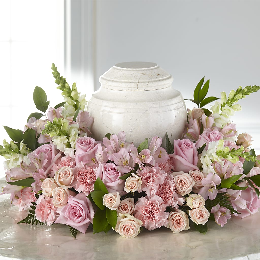 Blooms of Hope Cremation Adornment – GOOSEBERRIES FLOWER SHOP BY BERKOT'S, Twin Lakes WI