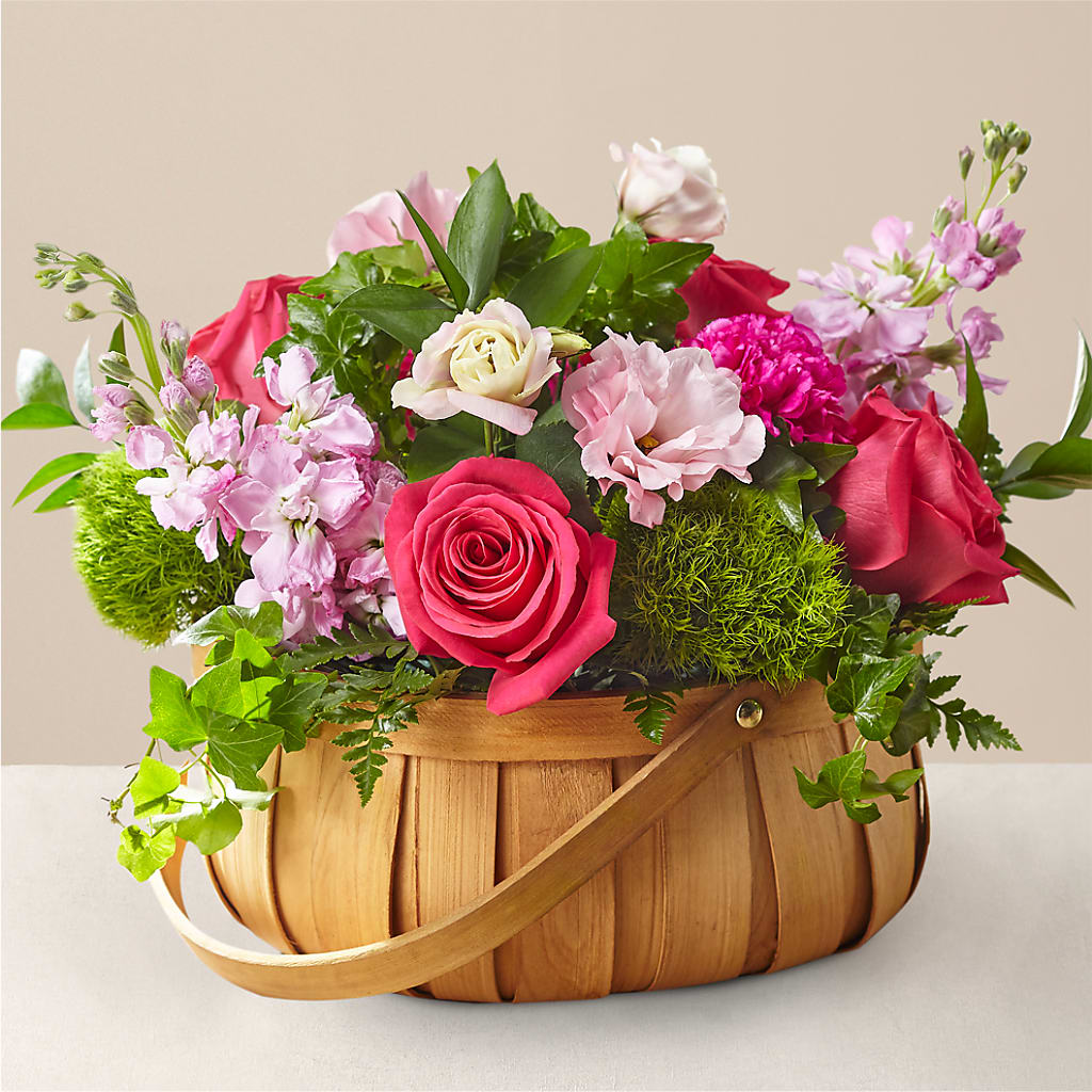 Radiance in Bloom Basket – GOOSEBERRIES FLOWER SHOP BY BERKOT'S, Twin Lakes WI