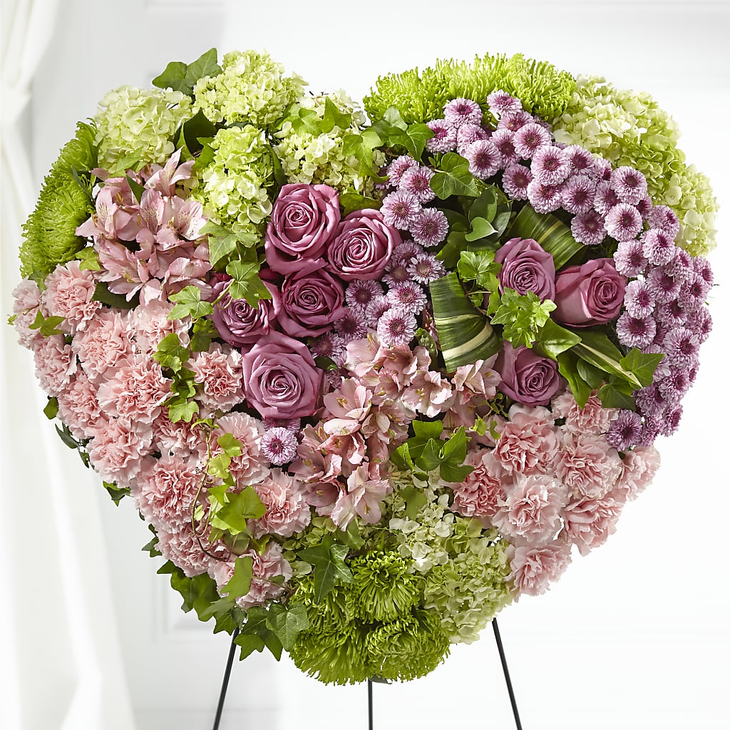 Heartwarming Standing Heart – GOOSEBERRIES FLOWER SHOP BY BERKOT'S, Twin Lakes WI