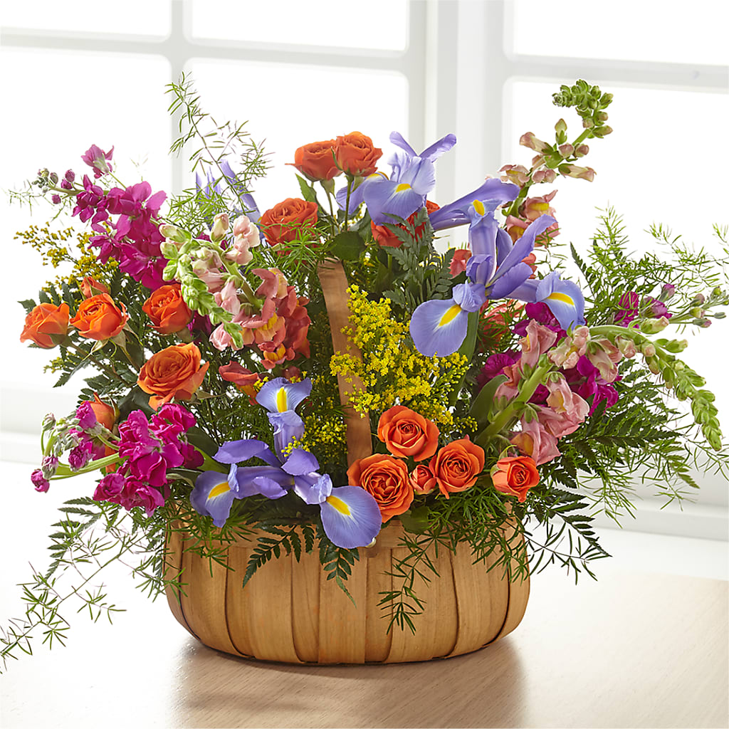 Garden of Life Basket – GOOSEBERRIES FLOWER SHOP BY BERKOT'S, Twin Lakes WI