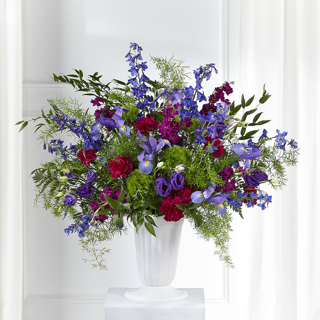 Memorial of Life Arrangement – GOOSEBERRIES FLOWER SHOP BY BERKOT'S, Twin Lakes WI