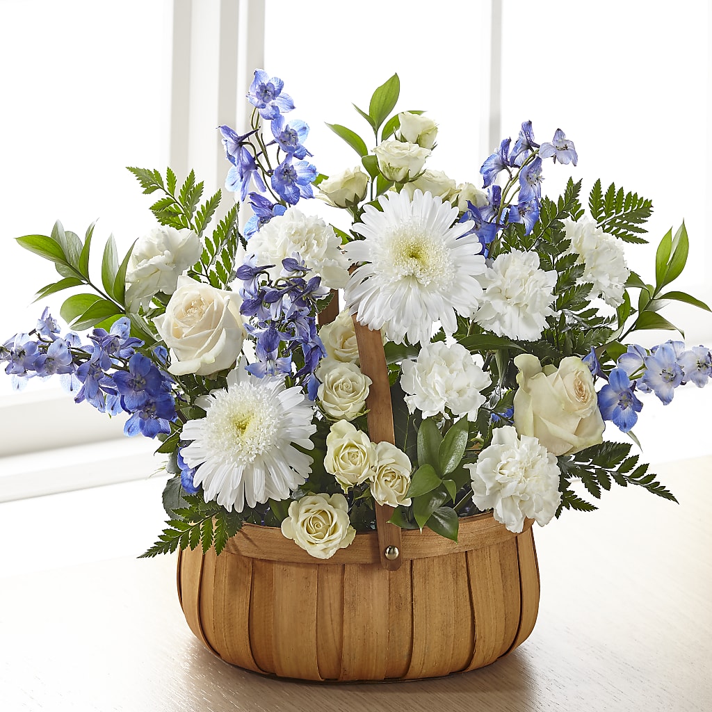 Harmony & Grace Basket – GOOSEBERRIES FLOWER SHOP BY BERKOT'S, Twin Lakes WI