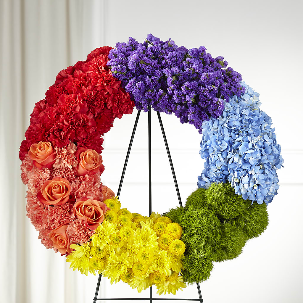 Circle of Love Wreath – GOOSEBERRIES FLOWER SHOP BY BERKOT'S, Twin Lakes WI