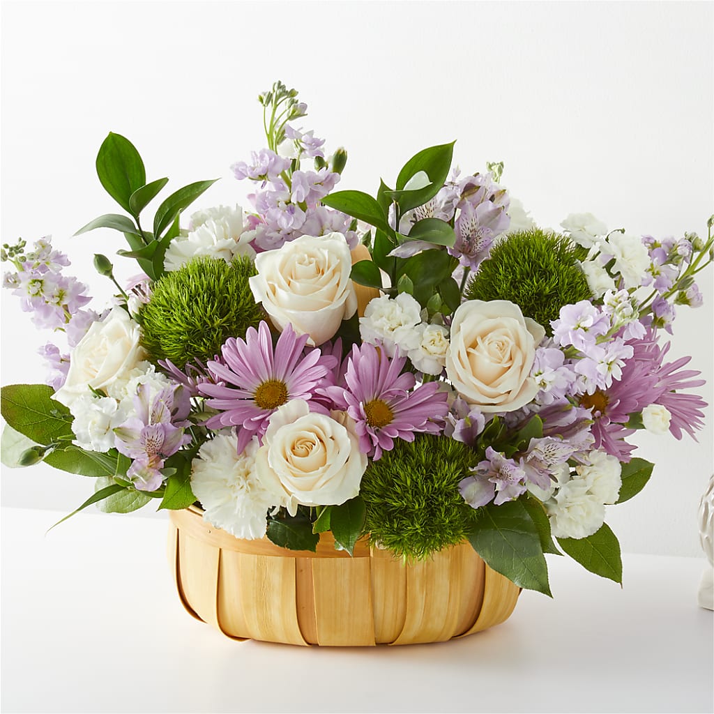 Peace & Love Basket – GOOSEBERRIES FLOWER SHOP BY BERKOT'S, Twin Lakes WI