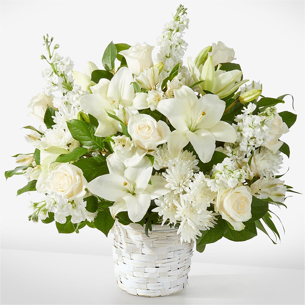 Peaceful Reflections Arrangement – GOOSEBERRIES FLOWER SHOP BY BERKOT'S, Twin Lakes WI