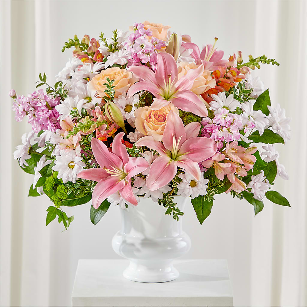 Heartfelt Gesture Urn Arrangement – GOOSEBERRIES FLOWER SHOP BY BERKOT'S, Twin Lakes WI