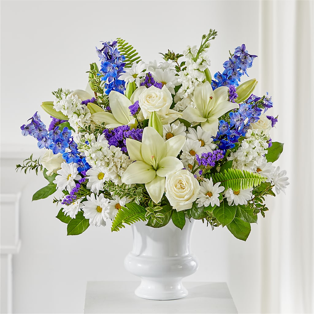 Expressions of Hope Urn Arrangement – GOOSEBERRIES FLOWER SHOP BY BERKOT'S, Twin Lakes WI
