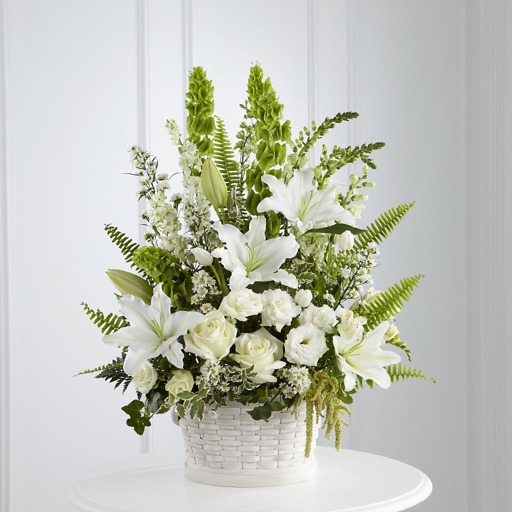 In Our Thoughts Arrangement – GOOSEBERRIES FLOWER SHOP BY BERKOT'S, Twin Lakes WI