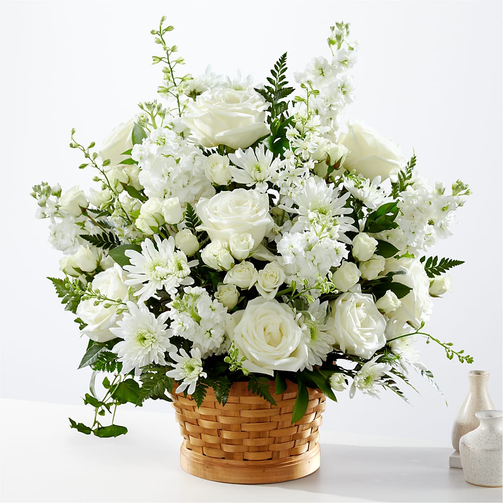 Heartfelt Condolences Arrangement – GOOSEBERRIES FLOWER SHOP BY BERKOT'S, Twin Lakes WI