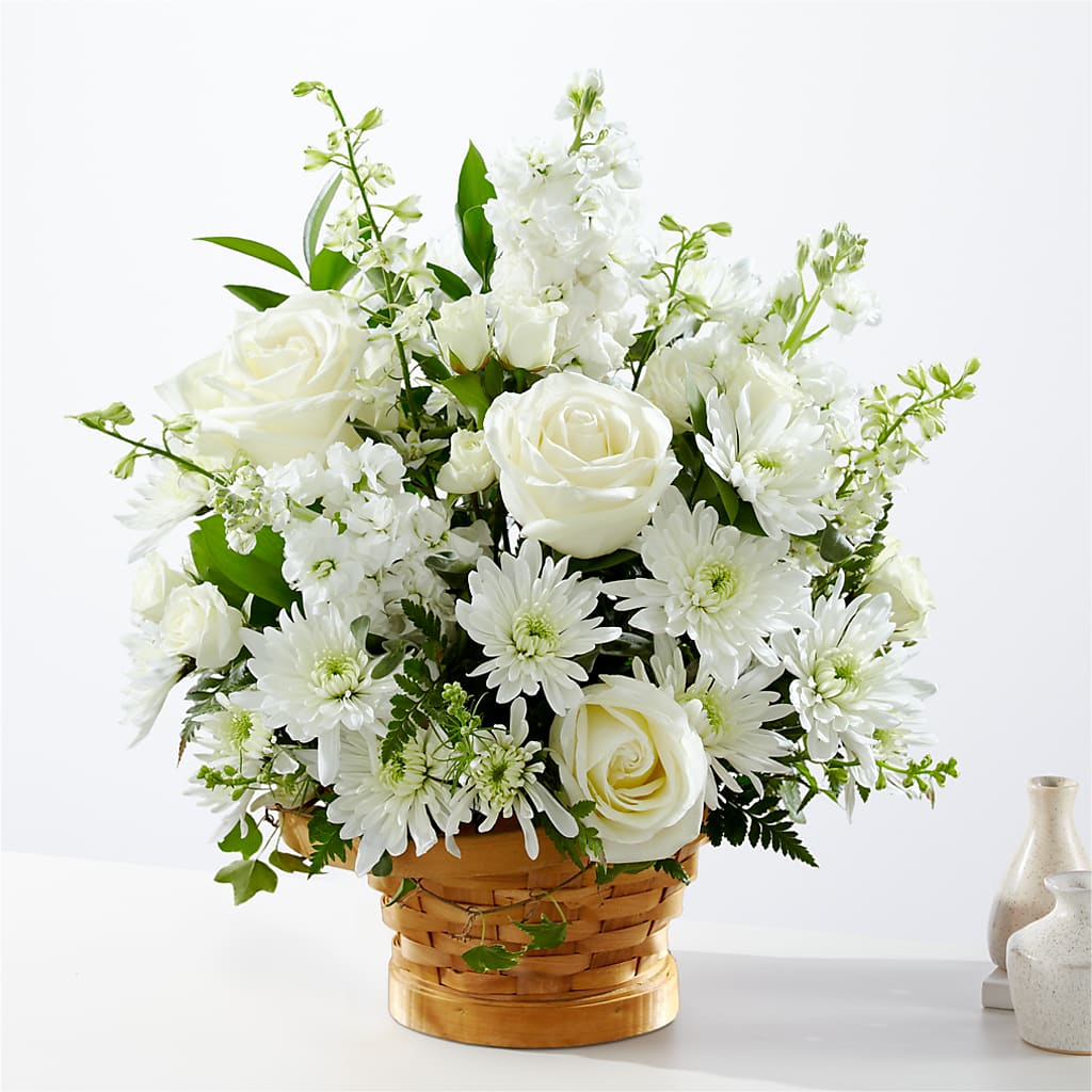 Heartfelt Condolences Arrangement – GOOSEBERRIES FLOWER SHOP BY BERKOT'S, Twin Lakes WI