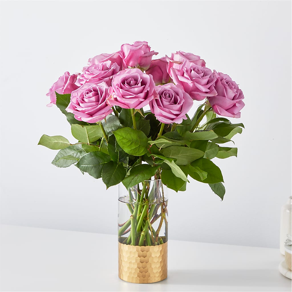 Secret Admirer Lavender Rose Bouquet – GOOSEBERRIES FLOWER SHOP BY BERKOT'S, Twin Lakes WI