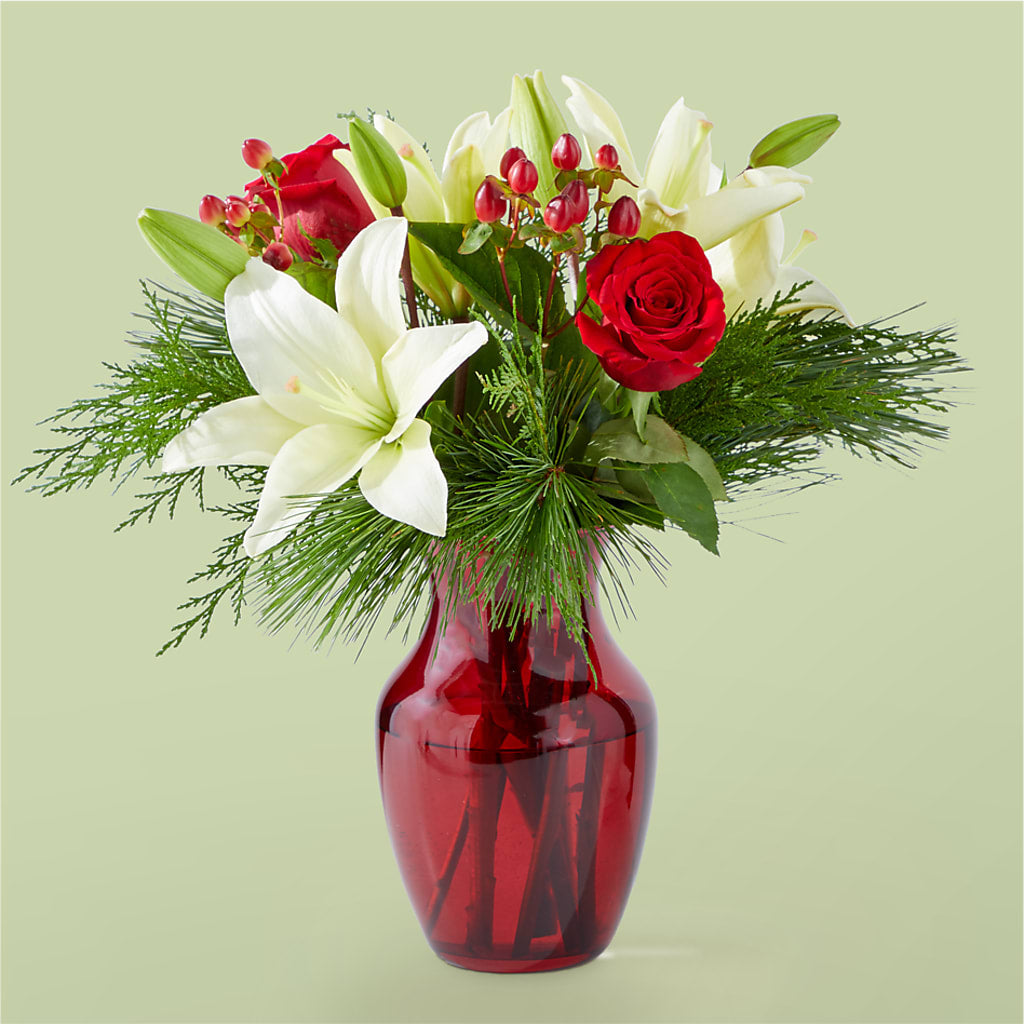 Evergreen Delight Bouquet – GOOSEBERRIES FLOWER SHOP BY BERKOT'S, Twin Lakes WI