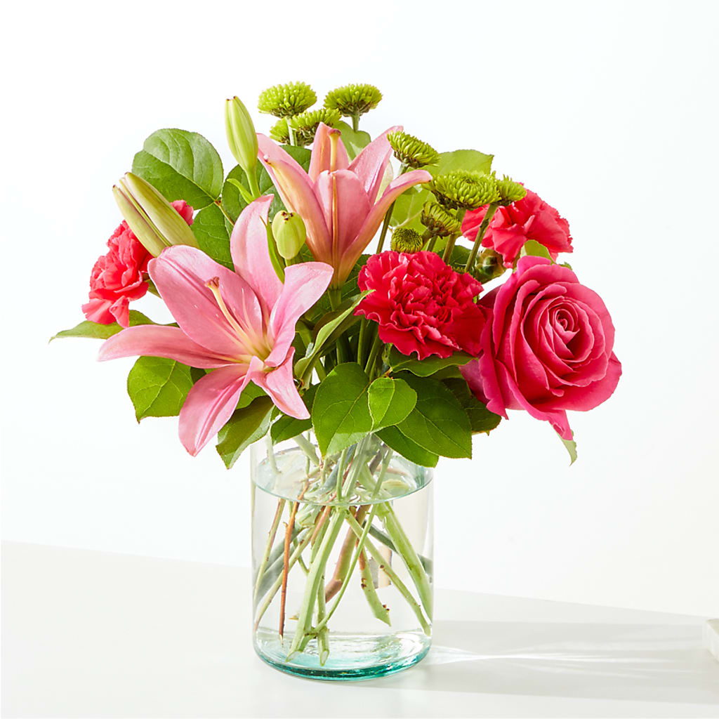 Watermelon Crush Bouquet – GOOSEBERRIES FLOWER SHOP BY BERKOT'S, Twin Lakes WI