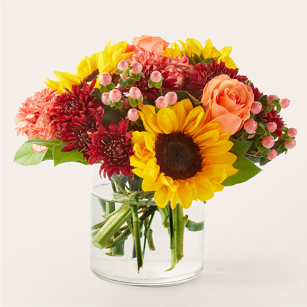 September Sunset Bouquet – GOOSEBERRIES FLOWER SHOP BY BERKOT'S, Twin Lakes WI