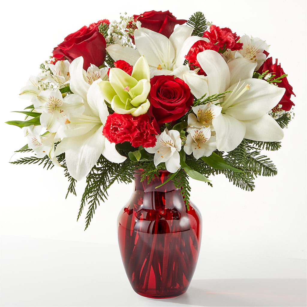 Holiday Season Bouquet – GOOSEBERRIES FLOWER SHOP BY BERKOT'S, Twin Lakes WI