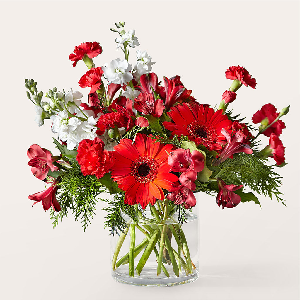 Holidaisy Bouquet – GOOSEBERRIES FLOWER SHOP BY BERKOT'S, Twin Lakes WI