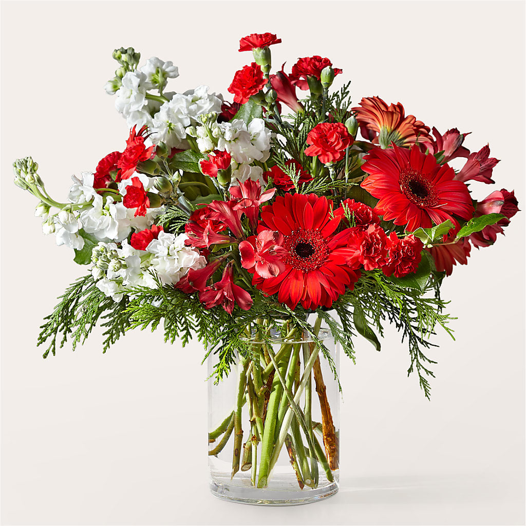 Holidaisy Bouquet – GOOSEBERRIES FLOWER SHOP BY BERKOT'S, Twin Lakes WI