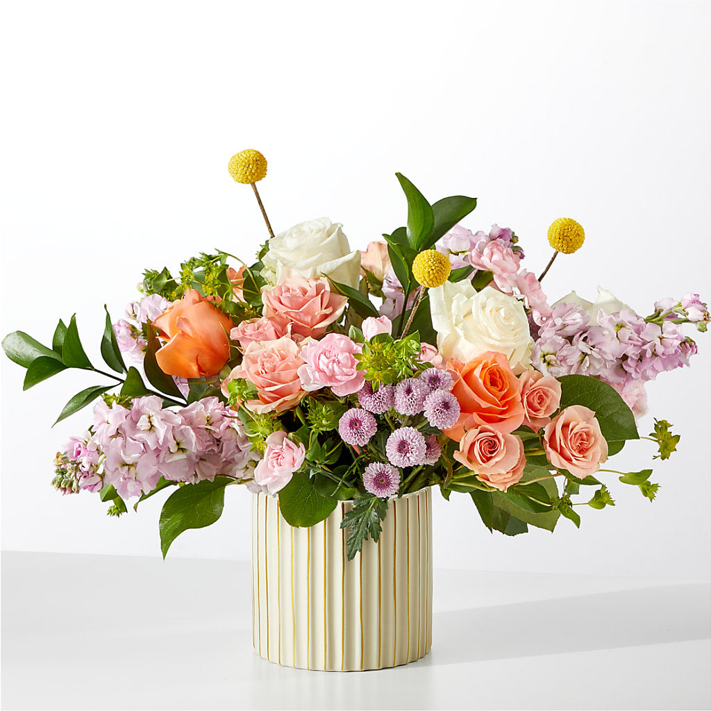 French Market Bouquet with Ivory Vase – GOOSEBERRIES FLOWER SHOP BY BERKOT'S, Twin Lakes WI