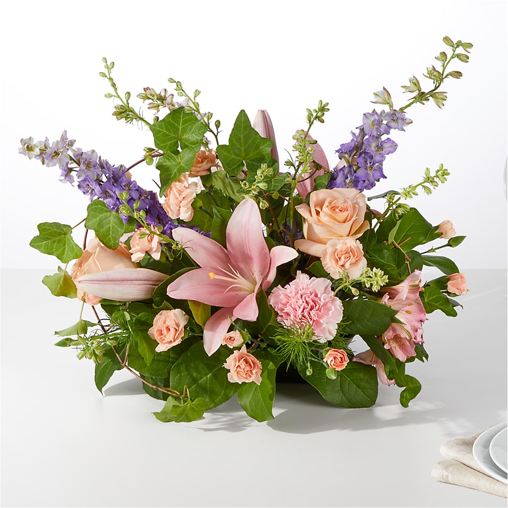 Blossom Time Centerpiece – GOOSEBERRIES FLOWER SHOP BY BERKOT'S, Twin Lakes WI