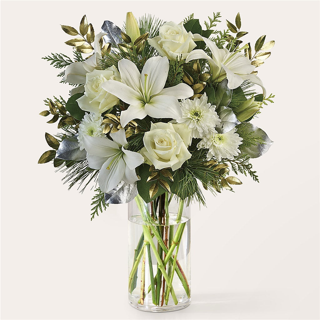 Wintry Mix Bouquet – GOOSEBERRIES FLOWER SHOP BY BERKOT'S, Twin Lakes WI