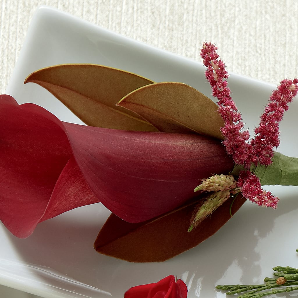 Red Calla Boutonniere – GOOSEBERRIES FLOWER SHOP BY BERKOT'S, Twin Lakes WI