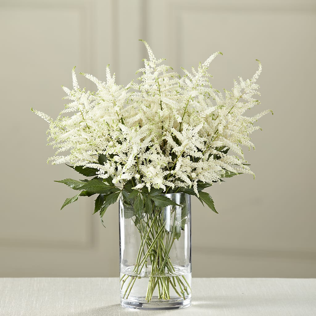 White Astilbe Bouquet – GOOSEBERRIES FLOWER SHOP BY BERKOT'S, Twin Lakes WI