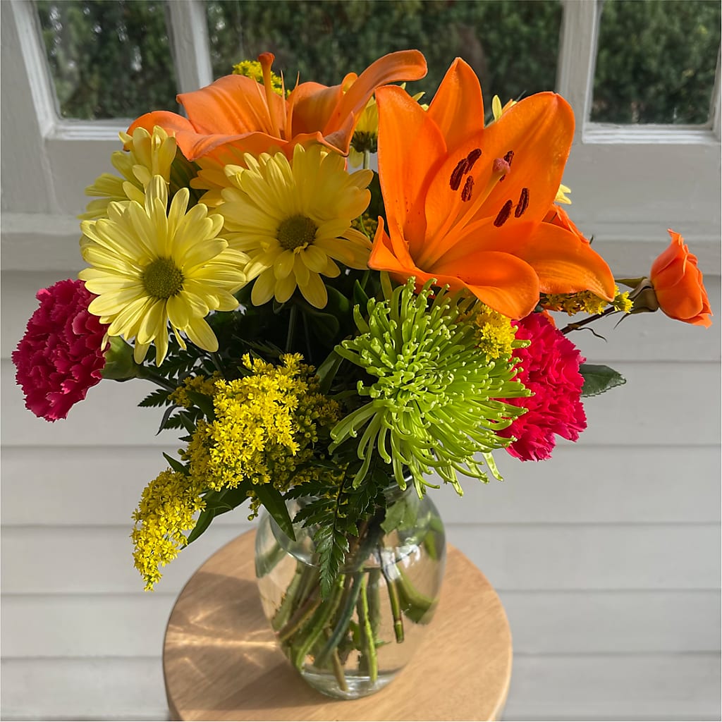 Bold & Bright – A Florist Original – GOOSEBERRIES FLOWER SHOP BY BERKOT'S, Twin Lakes WI