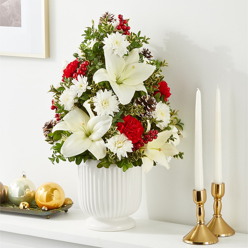 Festive Moments Tree – GOOSEBERRIES FLOWER SHOP BY BERKOT'S, Twin Lakes WI