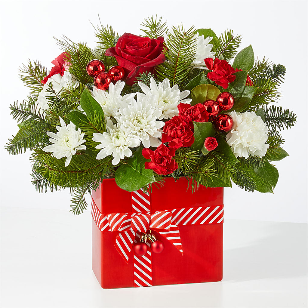 Presents Under the Tree Bouquet – GOOSEBERRIES FLOWER SHOP BY BERKOT'S, Twin Lakes WI