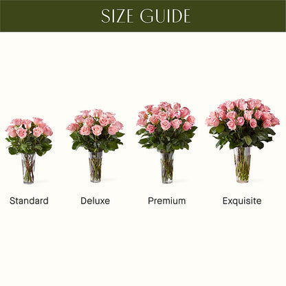 Long Stem Pink Rose Bouquet – GOOSEBERRIES FLOWER SHOP BY BERKOT'S, Twin Lakes WI