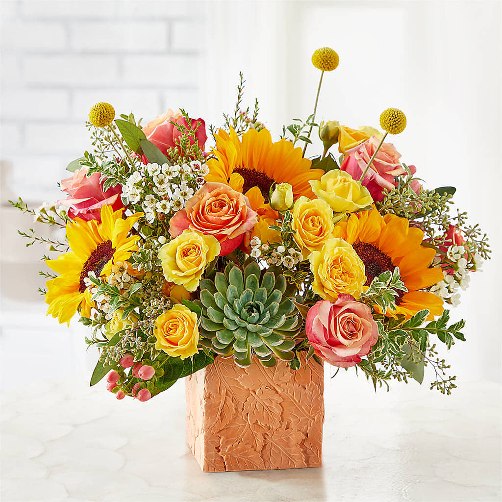 Sunflower Season Bouquet – GOOSEBERRIES FLOWER SHOP BY BERKOT'S, Twin Lakes WI