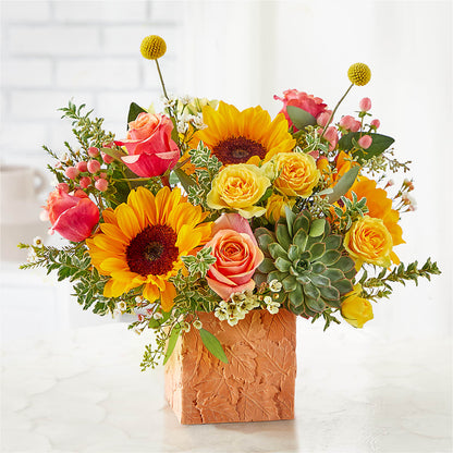 Sunflower Season Bouquet – GOOSEBERRIES FLOWER SHOP BY BERKOT'S, Twin Lakes WI